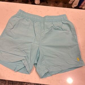 Teal Polo Swim Trunks